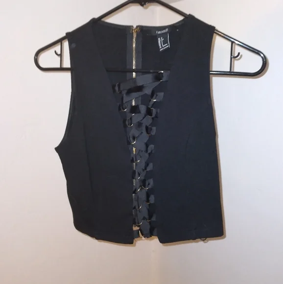 Black Cross Cross Top - Picture 13 of 13